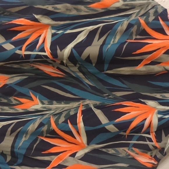 Kona Sol Target One Piece Hawaiian Floral Swimsuit Women's XL Bird of paradise - Picture 3 of 13